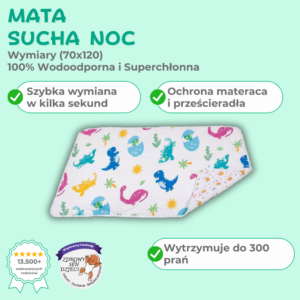 SuchaNoc  – Nocna Ochrona Materaca dla Dzieci